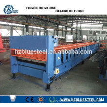 Trapezoidal Corrugated Sheet Roofing Tile Roll Forming Machine / Steel Roofing Roll Forming Machine